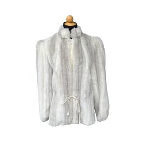 OUTERLAYERS FAUX FUR JACKET SIZE 11/12